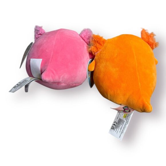 Squishmallows Archie 5” and Nico 5" Hot pink Axolotl and Orange Axolotl BNWT - Picture 3 of 3